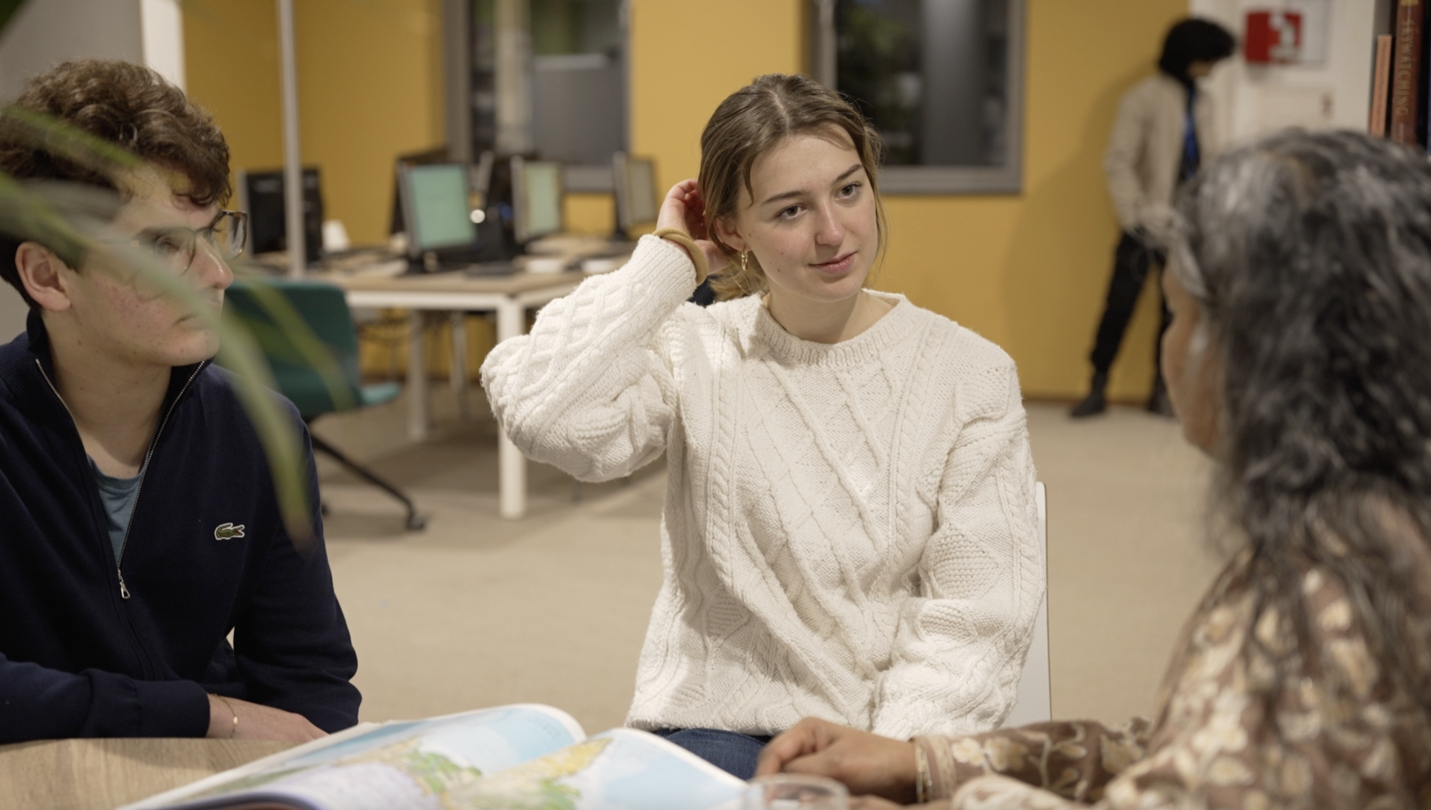 A human book sharing their story