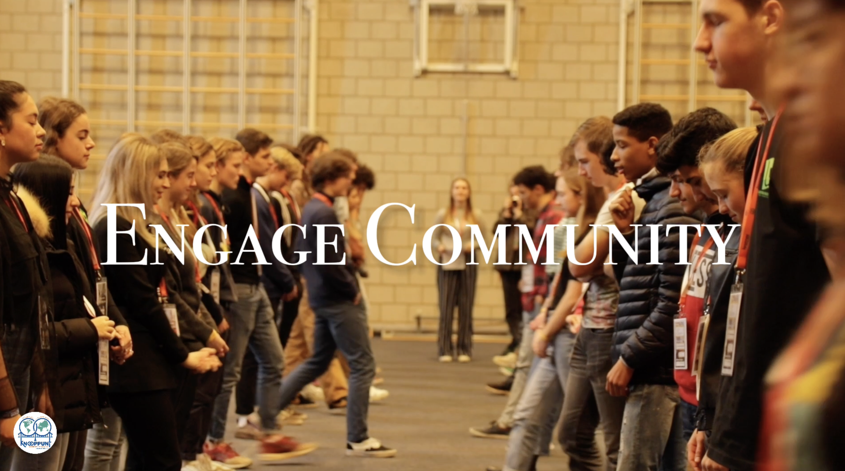 Community members engaging